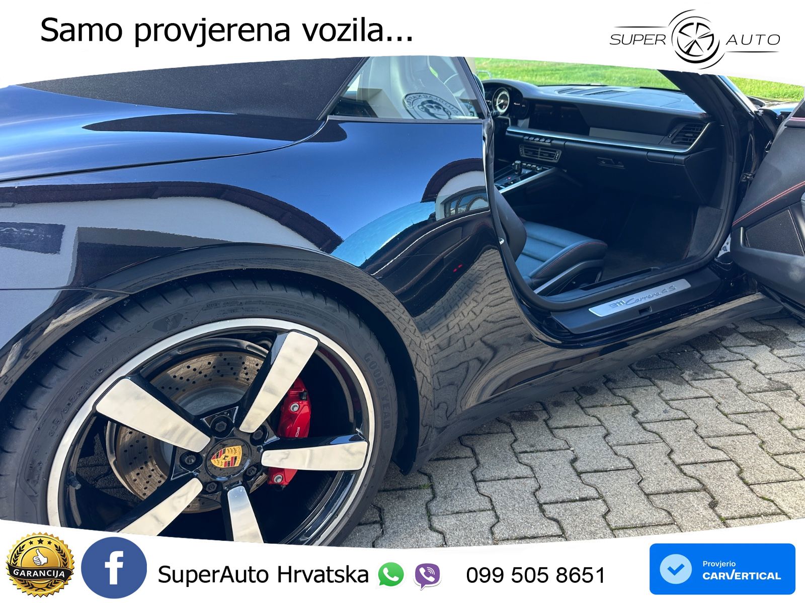 Porsche 911 Carrera 4S Cabriolet 3.0 (450 KS) PDK ZRAČNI+ACC+GR SJED+KAM