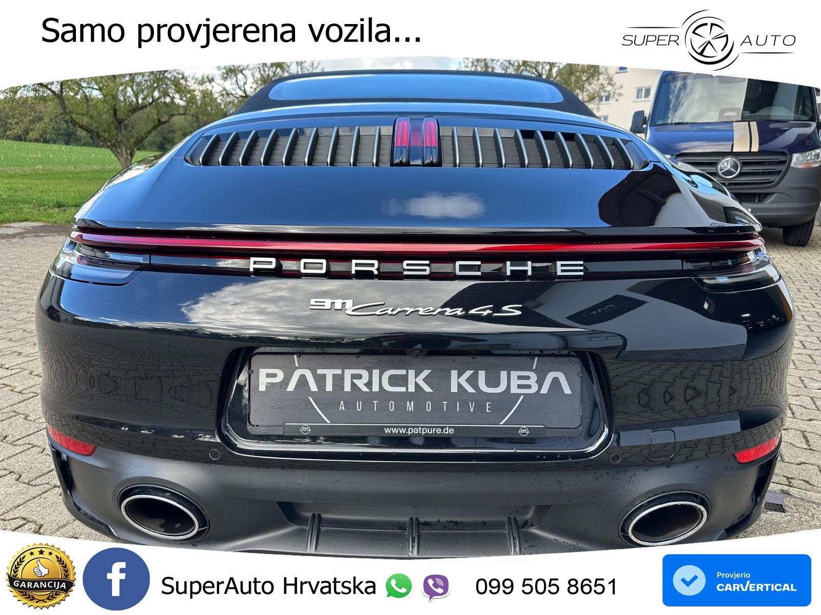 Porsche 911 Carrera 4S Cabriolet 3.0 (450 KS) PDK ZRAČNI+ACC+GR SJED+KAM