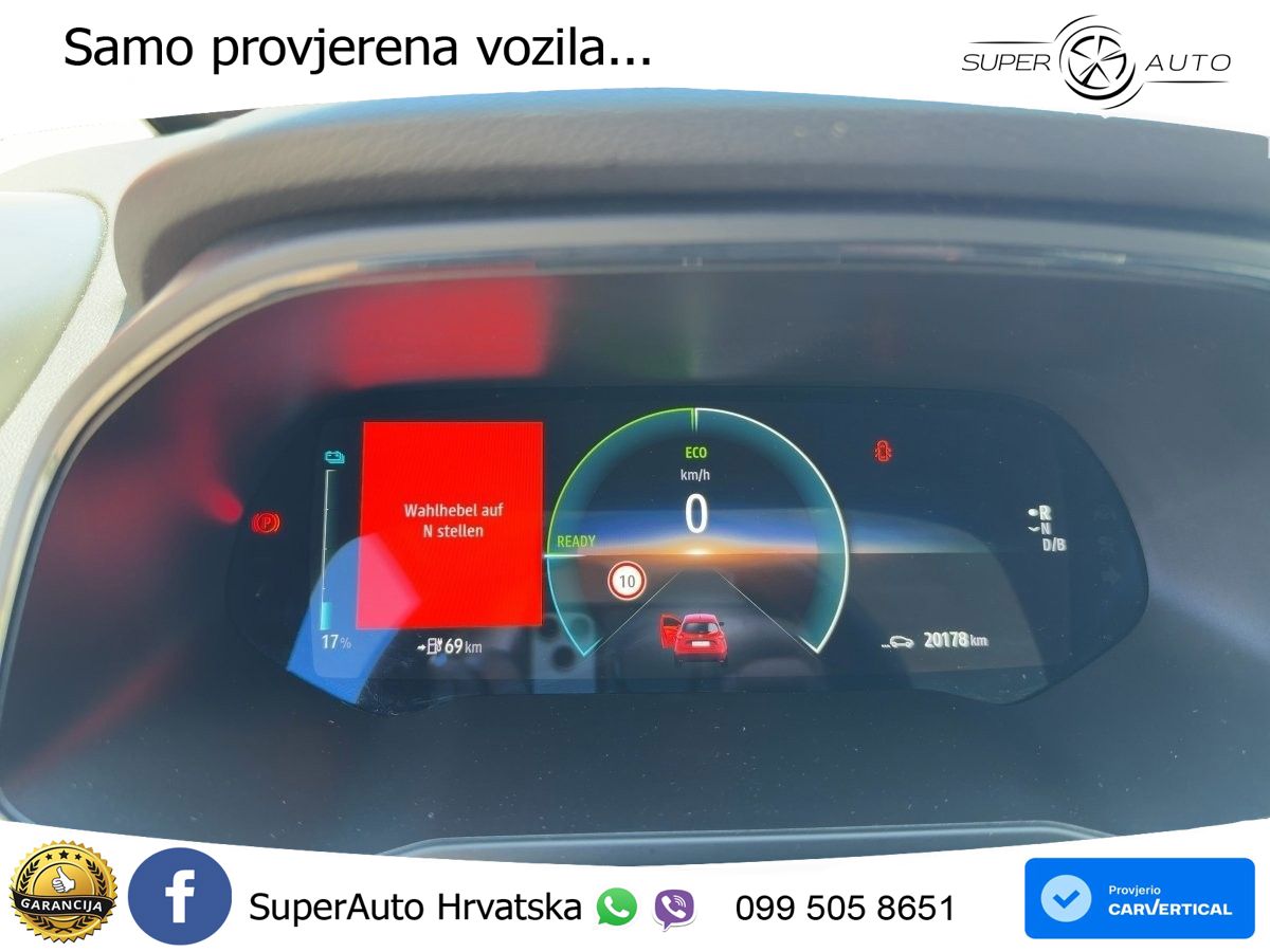 Renault Zoe 52 kWh (135 KS) Electric Evolution
