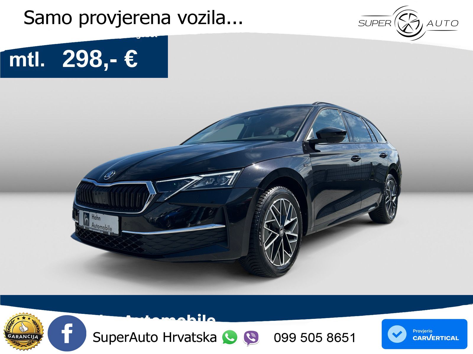 Škoda Octavia Combi 2.0 TDI (150 KS) DSG LED+GR SJED+ACC
