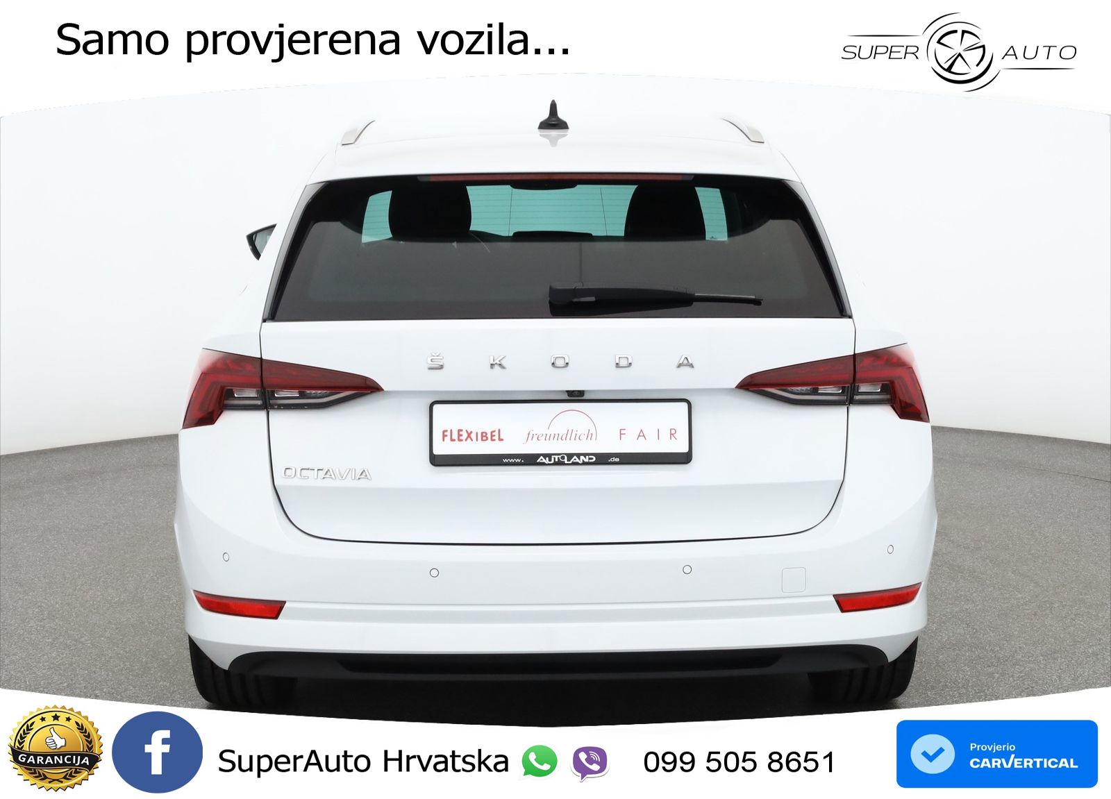 Škoda Octavia Combi 1.5 TSI (150 KS) LED+GR SJED+ACC