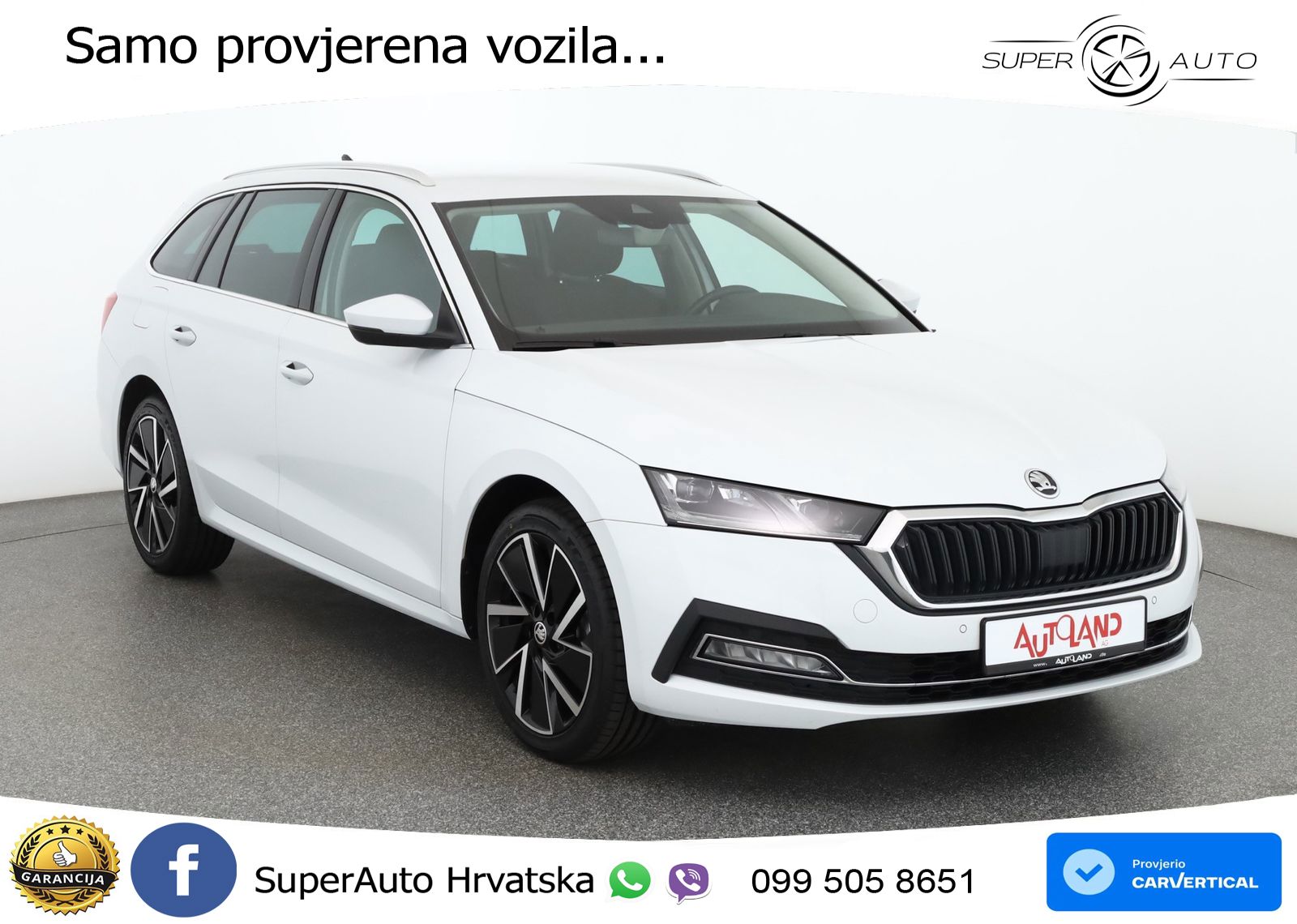 Škoda Octavia Combi 1.5 TSI (150 KS) LED+GR SJED+ACC