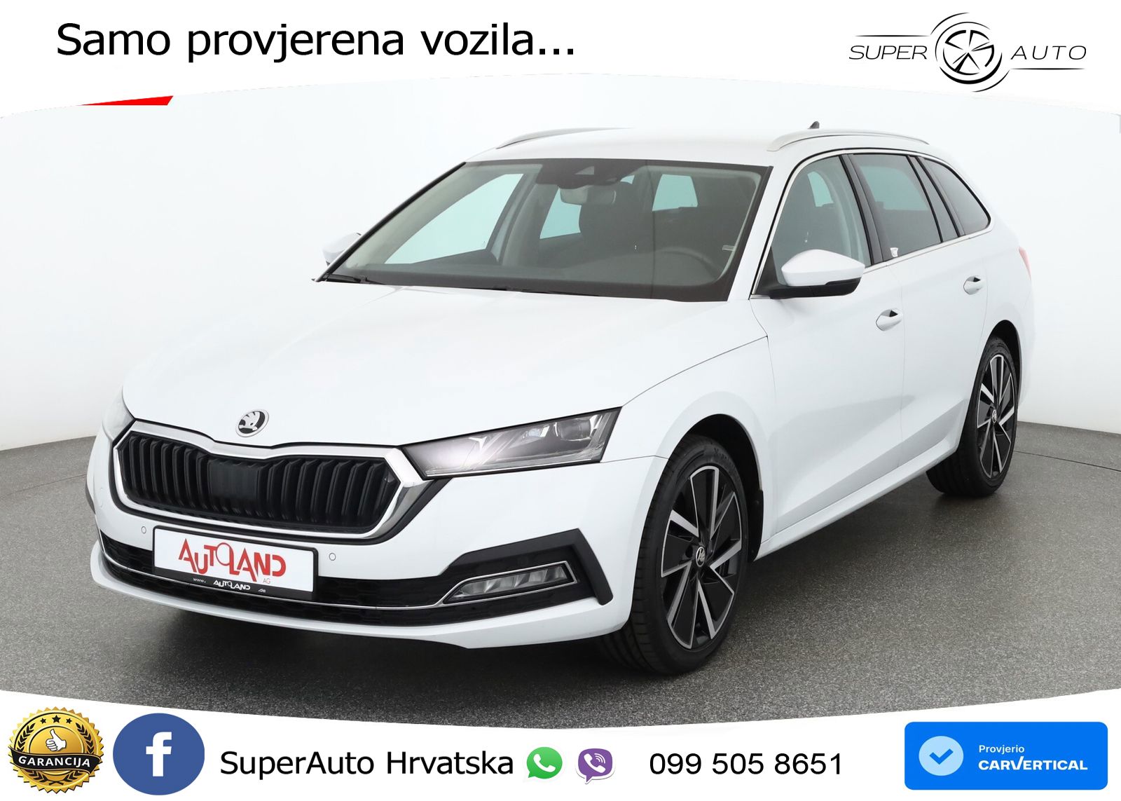 Škoda Octavia Combi 1.5 TSI (150 KS) LED+GR SJED+ACC