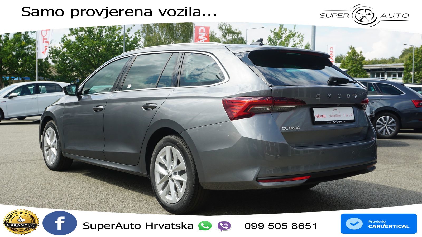 Škoda Octavia Combi 1.5 TSI (150 KS) DSG LED+GR SJED+ACC
