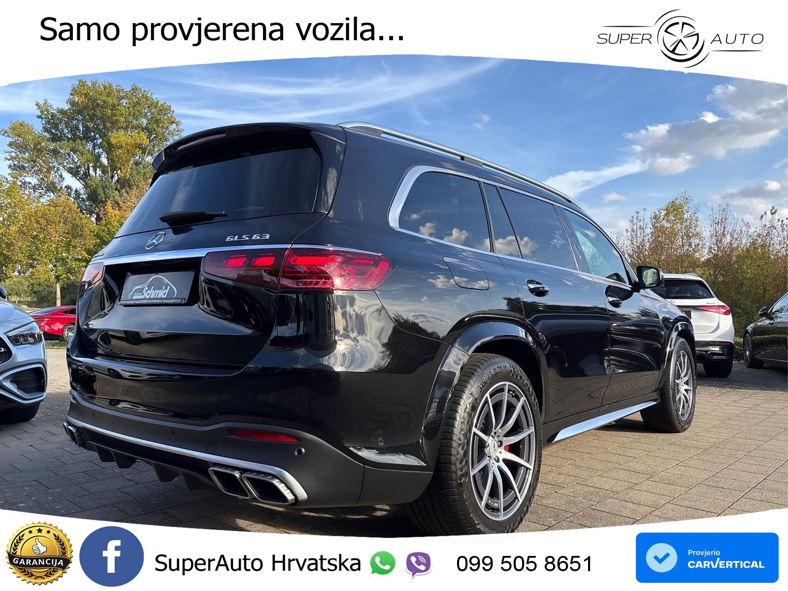 Mercedes-Benz GLS AMG GLS 63 V8 EQ Boost 4MATIC+ AMG SPEEDSHIFT TCT 9G ACC+HEAD+4xGR SJED+360+PANO