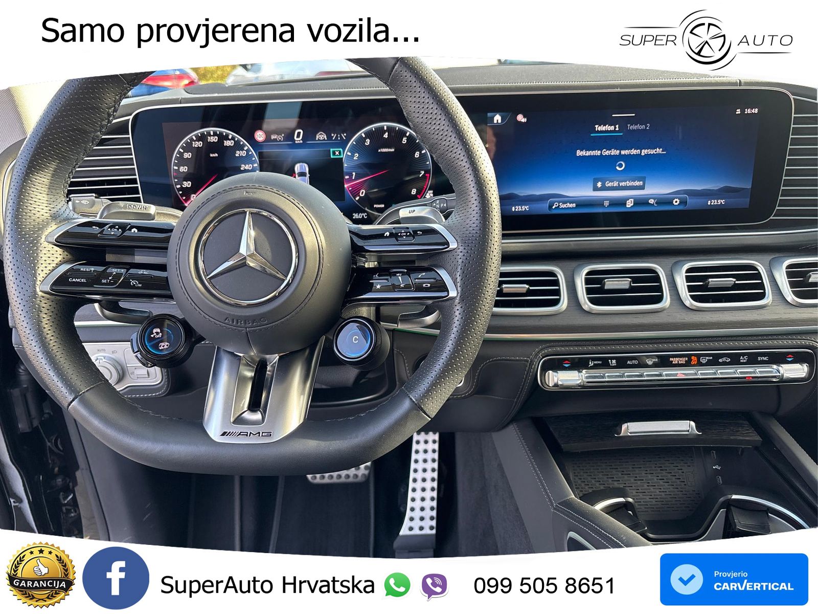 Mercedes-Benz GLS AMG GLS 63 V8 EQ Boost 4MATIC+ AMG SPEEDSHIFT TCT 9G ACC+HEAD+4xGR SJED+360+PANO