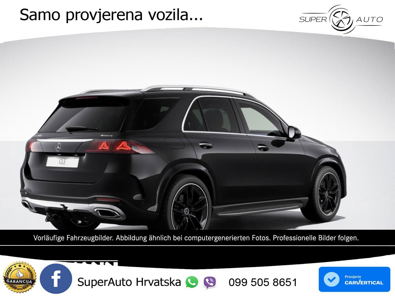 Mercedes GLE 450d (367 KS) EQ Boost 4MATIC 9G-TRONIC AMG ZRAČNI+ACC+GR SJED+KAM+PANO