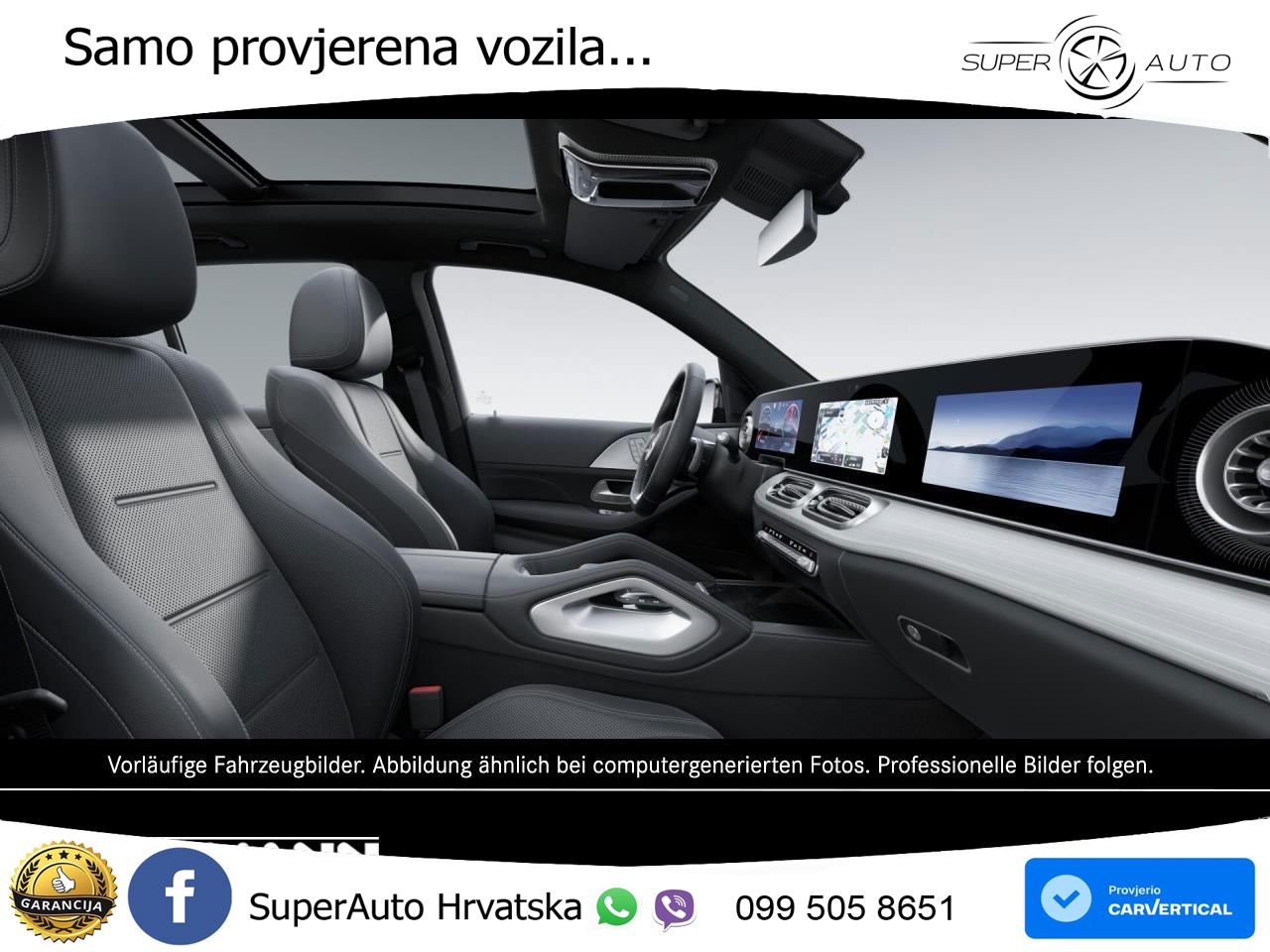 Mercedes GLE 450d (367 KS) EQ Boost 4MATIC 9G-TRONIC AMG ZRAČNI+ACC+GR SJED+KAM+PANO