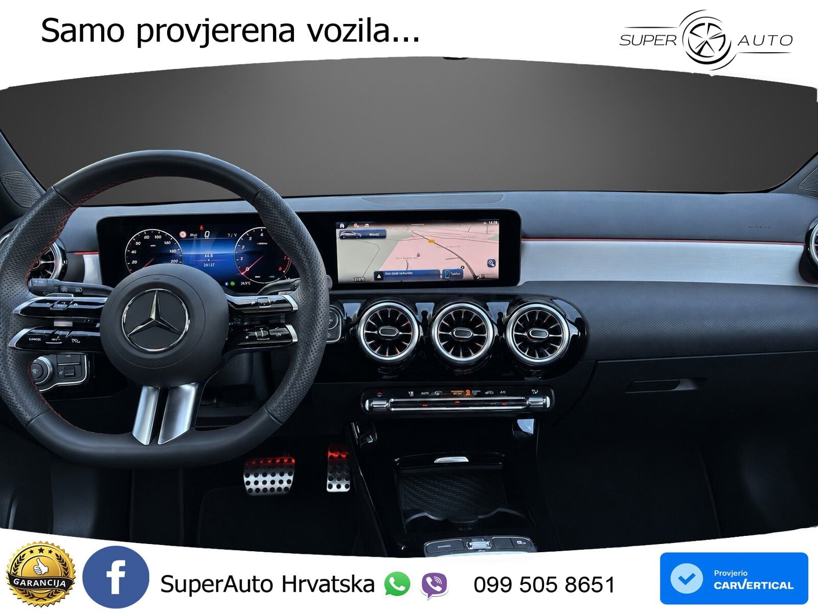 Mercedes-Benz A 200 7G-DCT AMG LED+GR SJED+ACC