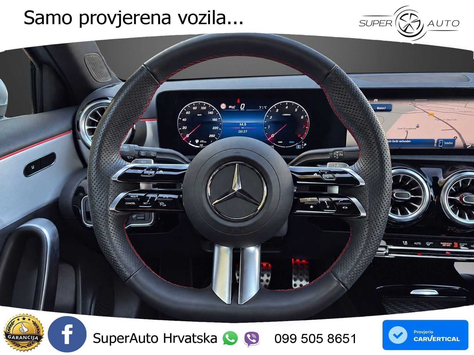 Mercedes-Benz A 200 7G-DCT AMG LED+GR SJED+ACC