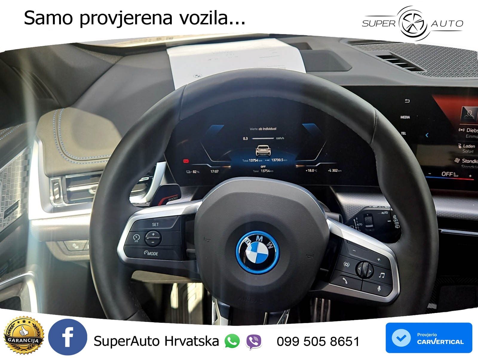 BMW iX1 68 kWh (313 KS) xDrive30 M Sport LED+GR SJED+ACC