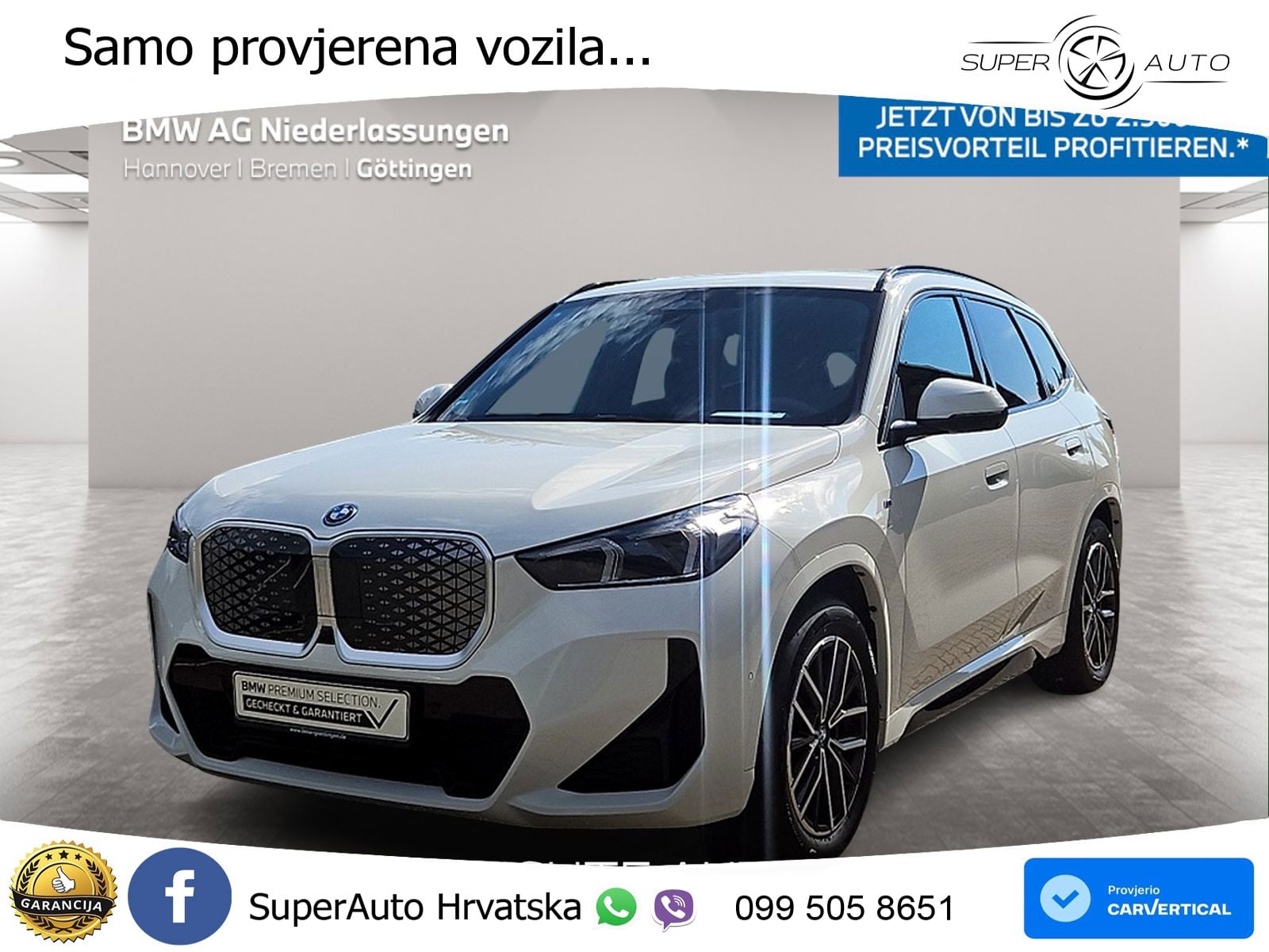 BMW iX1 68 kWh (313 KS) xDrive30 M Sport LED+GR SJED+ACC