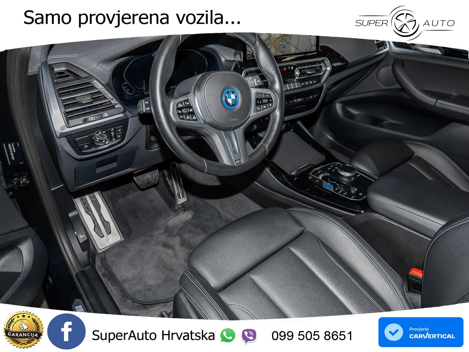 BMW iX3 80 kWh (286 KS) M Sport LED+GR SJED+ACC