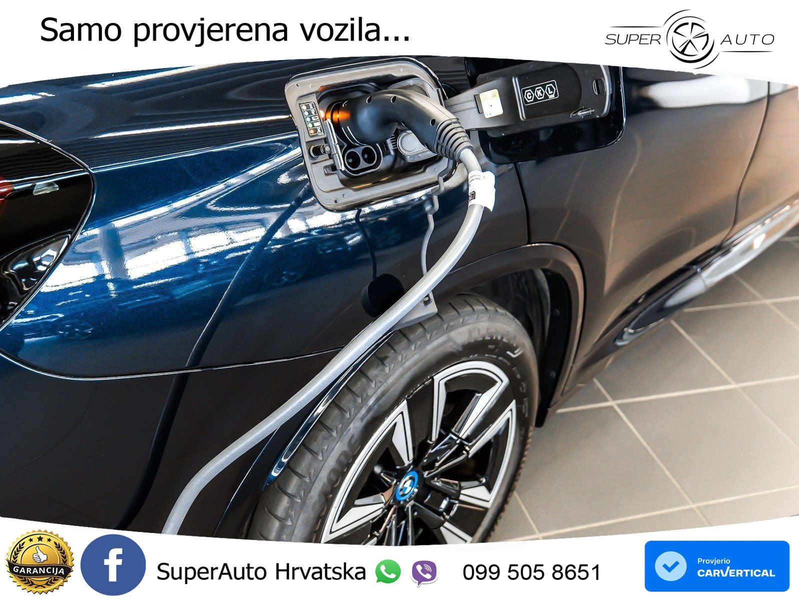 BMW iX3 80 kWh (286 KS) M Sport LED+GR SJED+ACC