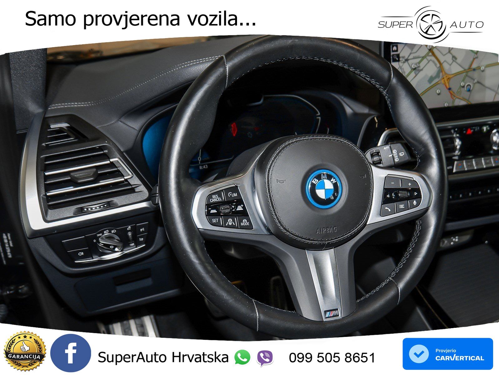BMW iX3 80 kWh (286 KS) M Sport LED+GR SJED+ACC