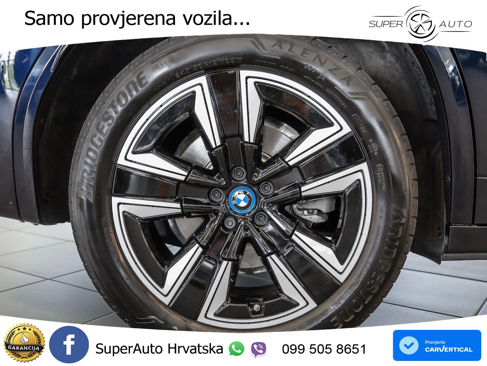BMW iX3 80 kWh (286 KS) M Sport LED+GR SJED+ACC