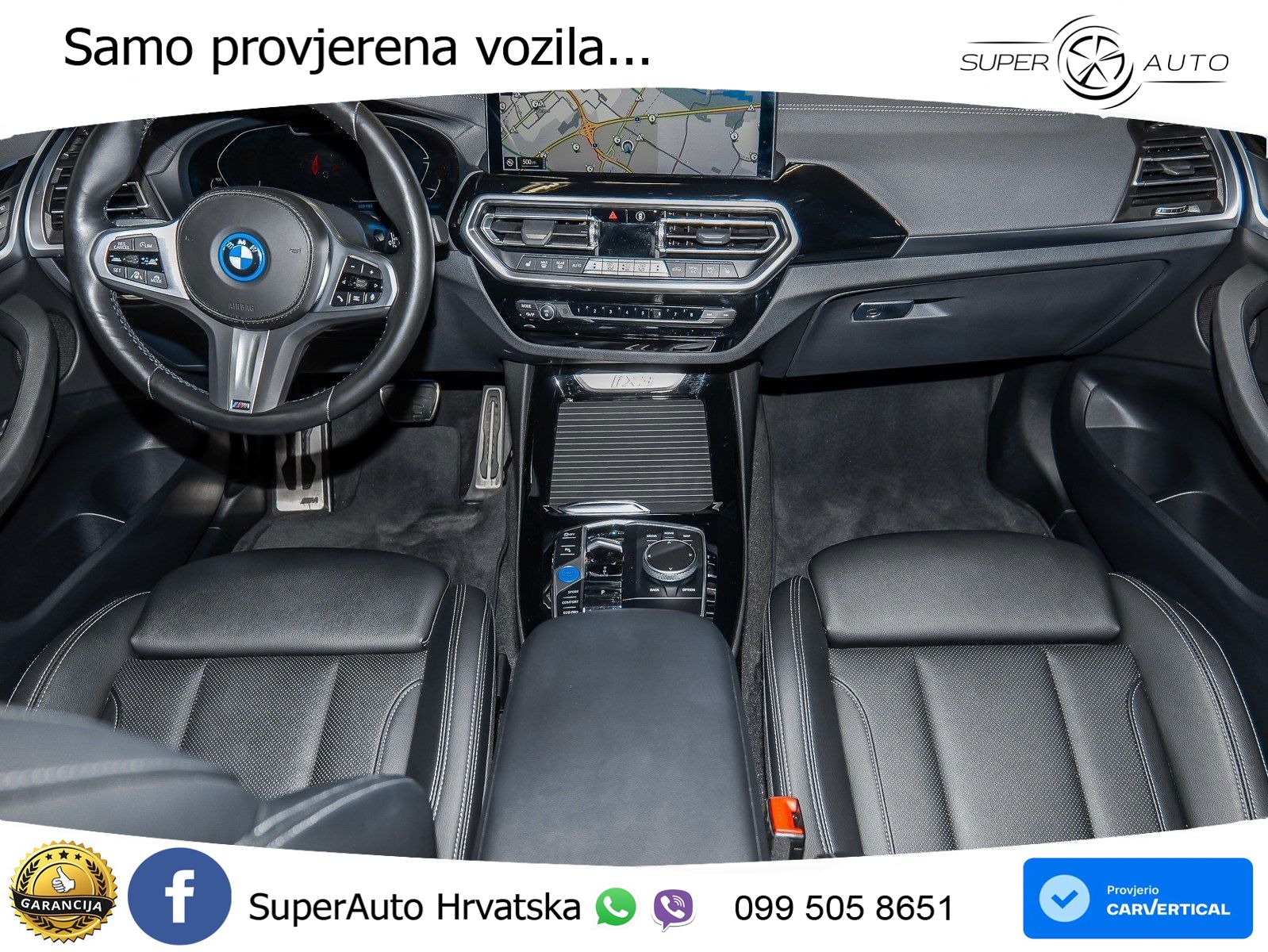 BMW iX3 80 kWh (286 KS) M Sport LED+GR SJED+ACC