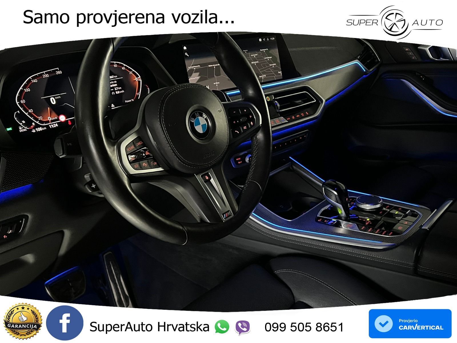 BMW X5 30d (286 KS) xDrive Steptronic M Sport ZRAČNI+ACC+GR SJED+KAM