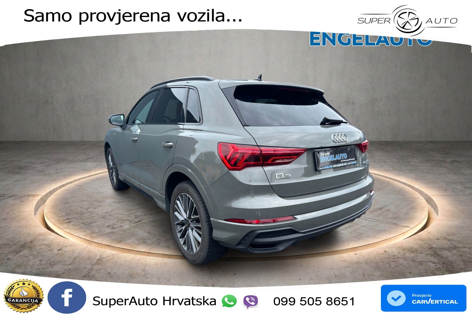 Audi Q3 40 TFSI (190 KS) quattro S tronic S line LED+GR SJED+ACC