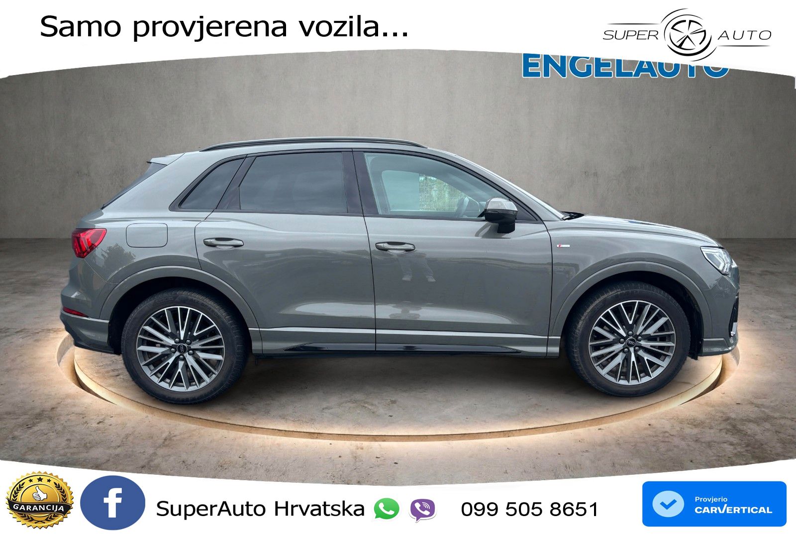 Audi Q3 40 TFSI (190 KS) quattro S tronic S line LED+GR SJED+ACC