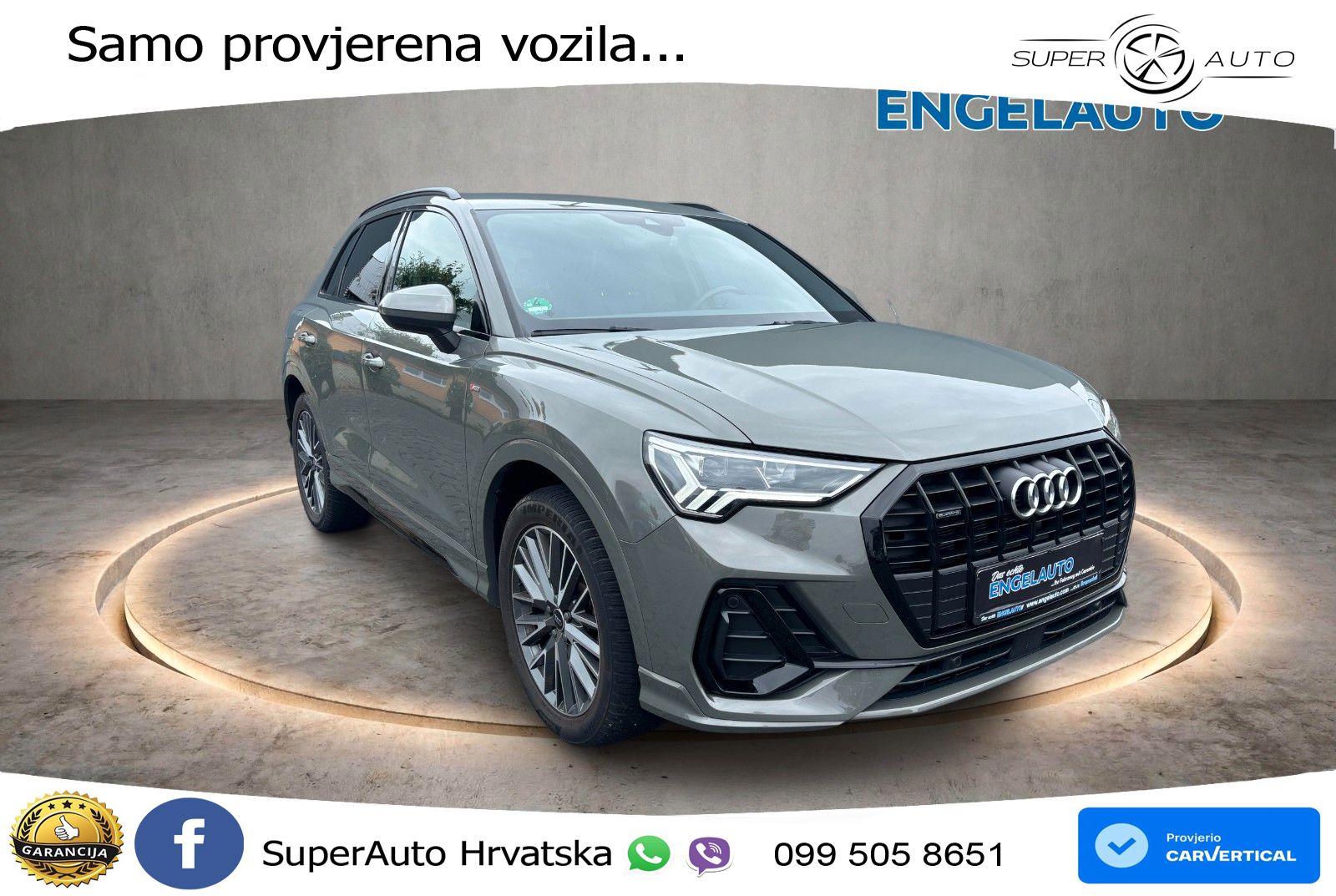 Audi Q3 40 TFSI (190 KS) quattro S tronic S line LED+GR SJED+ACC