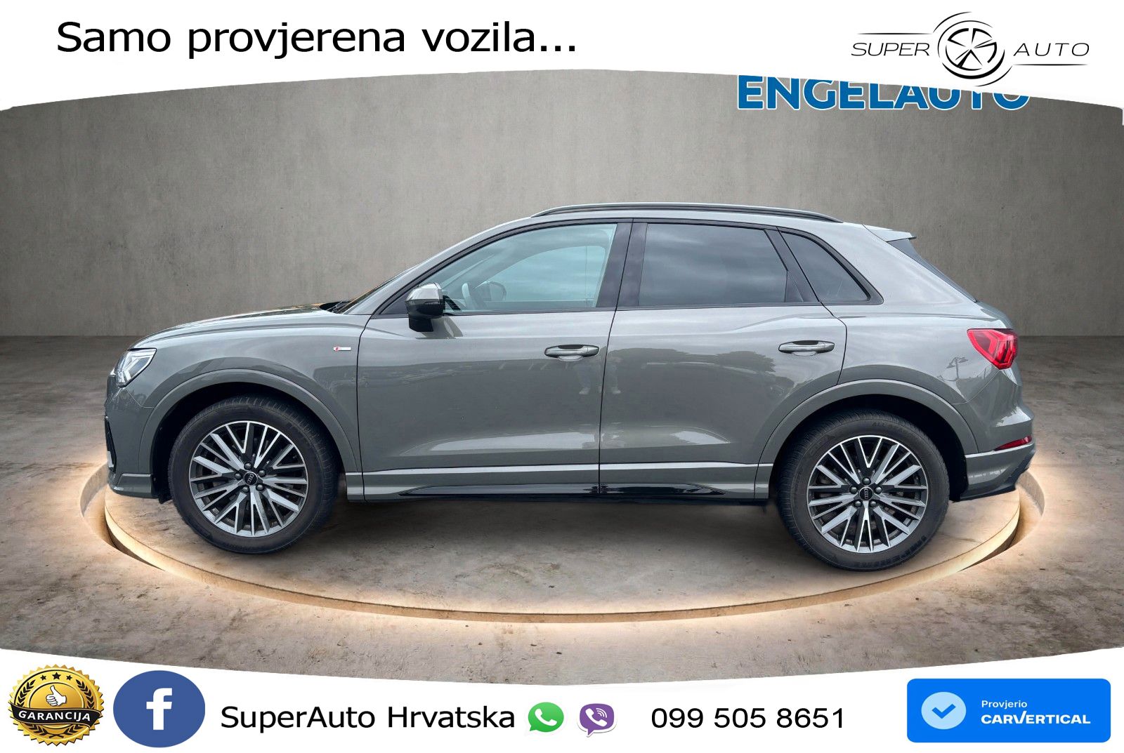 Audi Q3 40 TFSI (190 KS) quattro S tronic S line LED+GR SJED+ACC