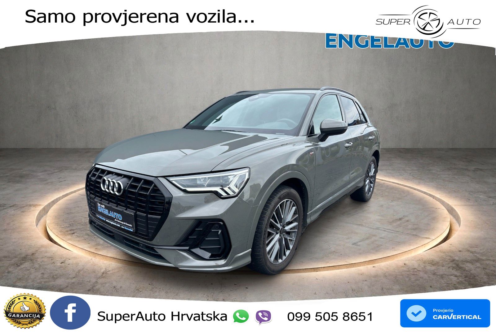 Audi Q3 40 TFSI (190 KS) quattro S tronic S line LED+GR SJED+ACC