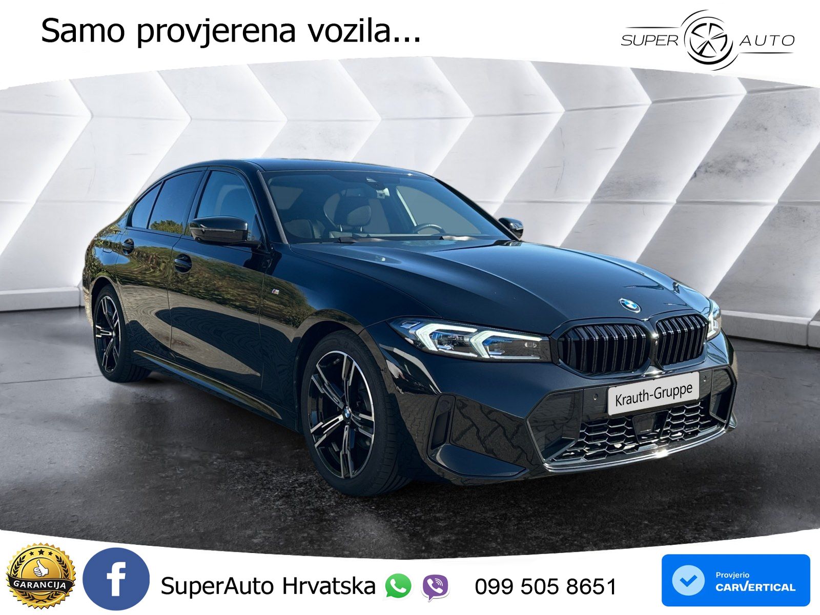 BMW 320d (190 KS) Steptronic M Sport LED+GR SJED+ACC