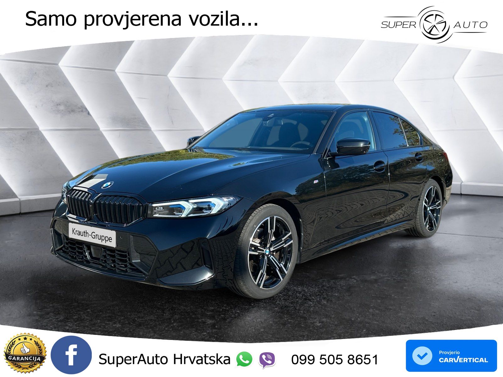 BMW 320d (190 KS) Steptronic M Sport LED+GR SJED+ACC