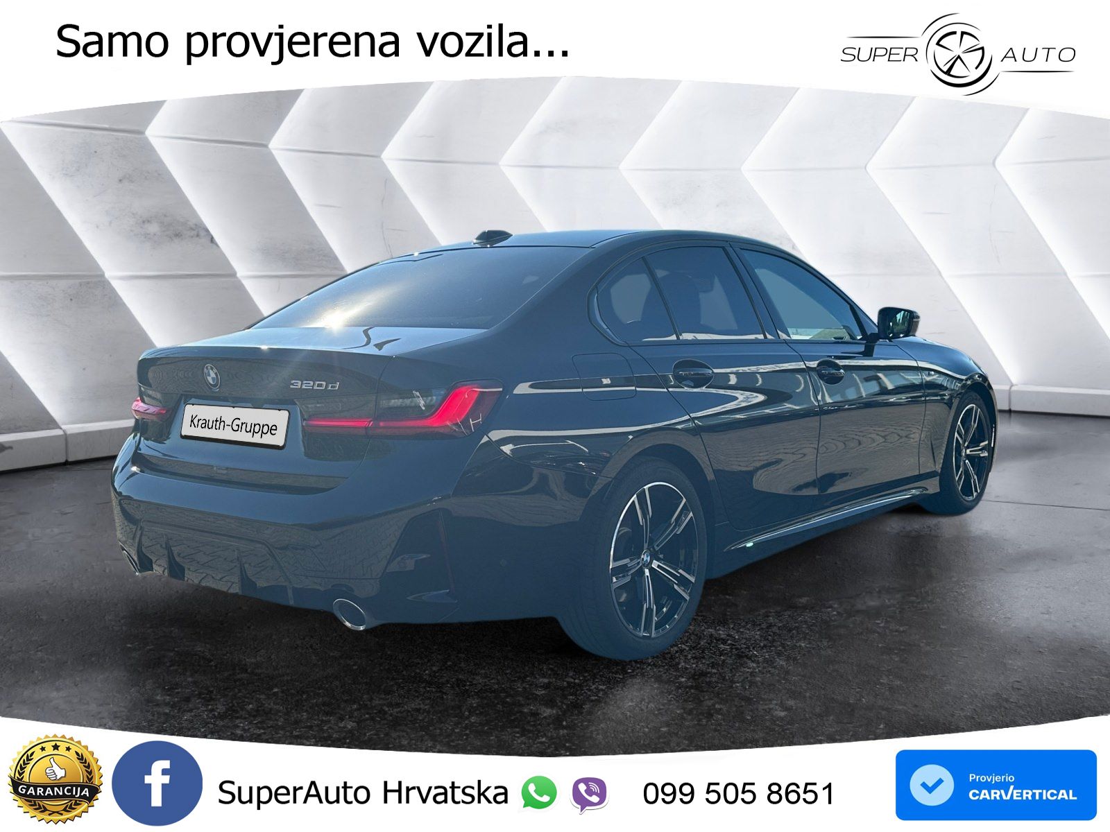 BMW 320d (190 KS) Steptronic M Sport LED+GR SJED+ACC