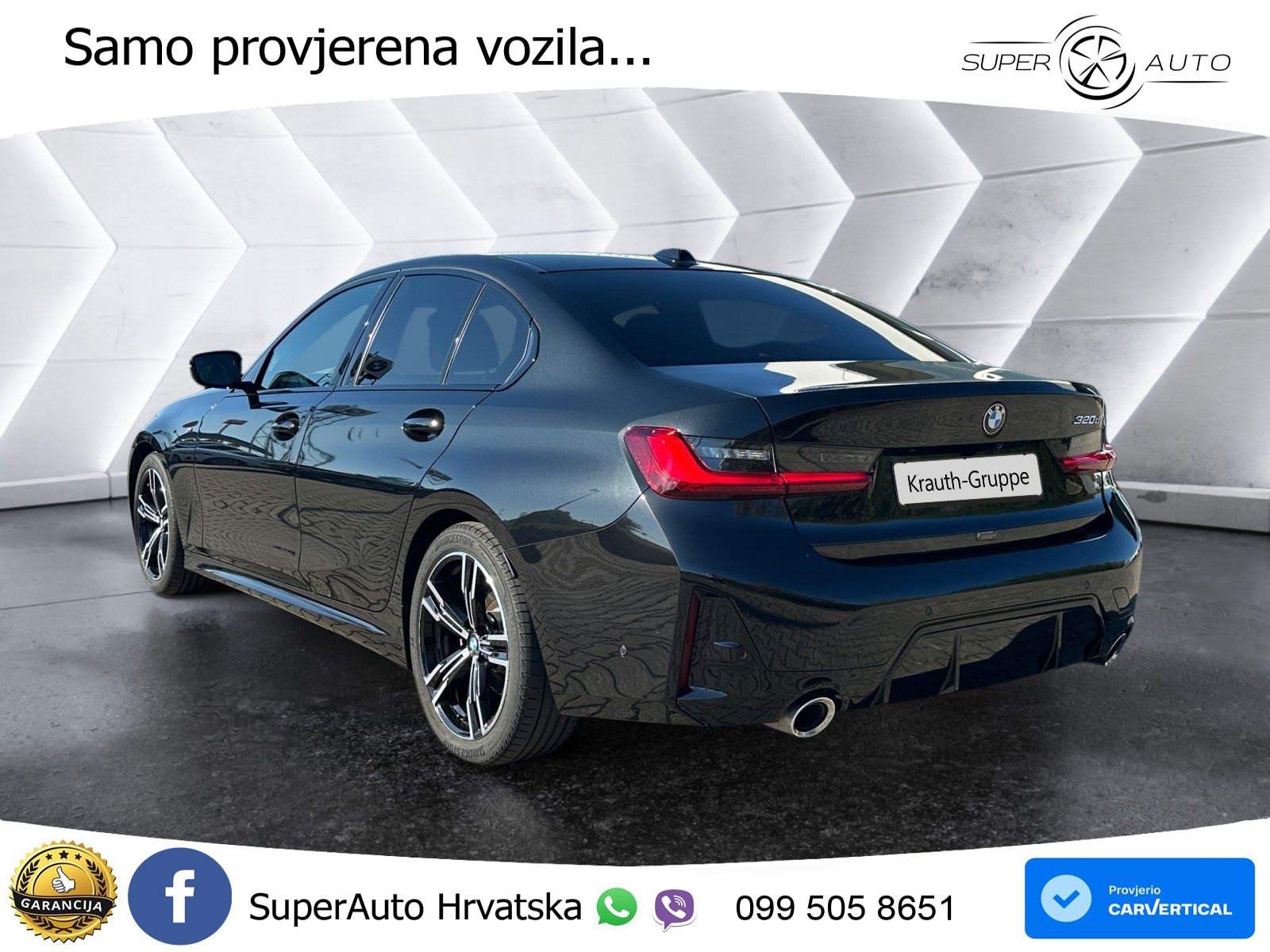 BMW 320d (190 KS) Steptronic M Sport LED+GR SJED+ACC