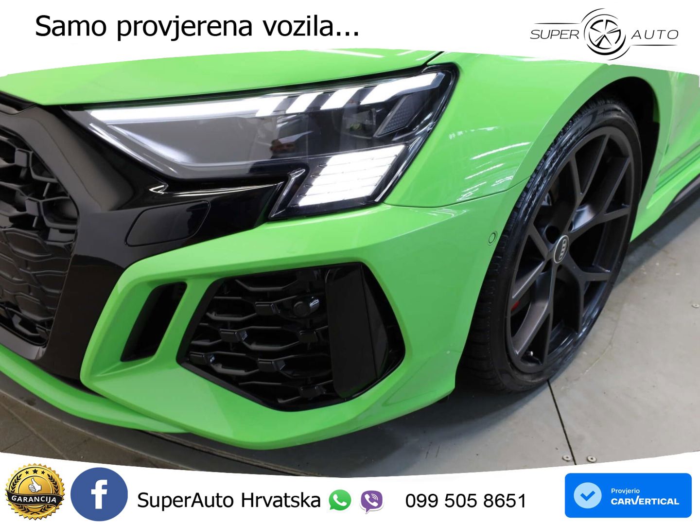 Audi RS3 Sedan 2.5 TFSI (400 KS) quattro S tronic LED+GR SJED+ACC