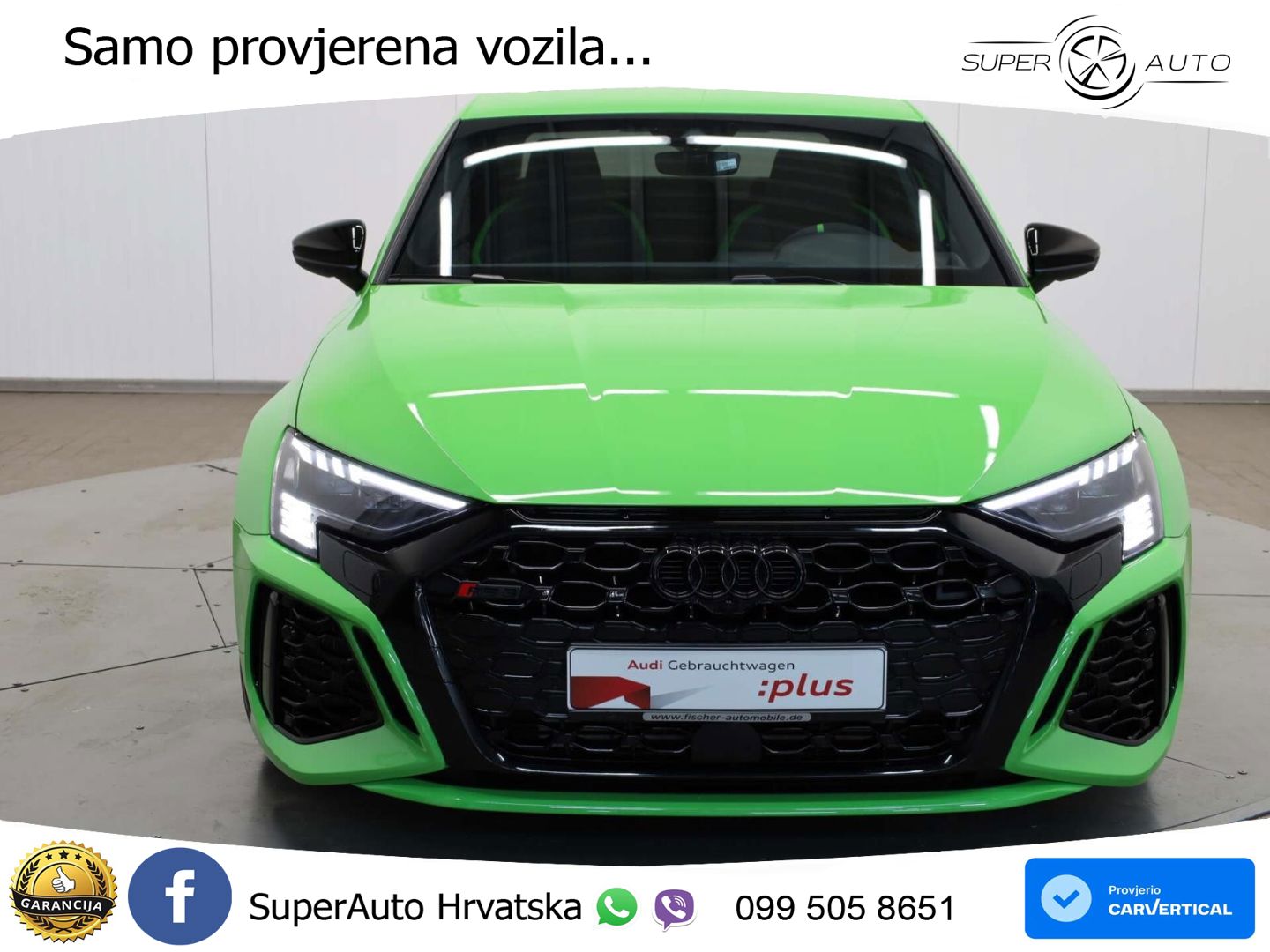 Audi RS3 Sedan 2.5 TFSI (400 KS) quattro S tronic LED+GR SJED+ACC