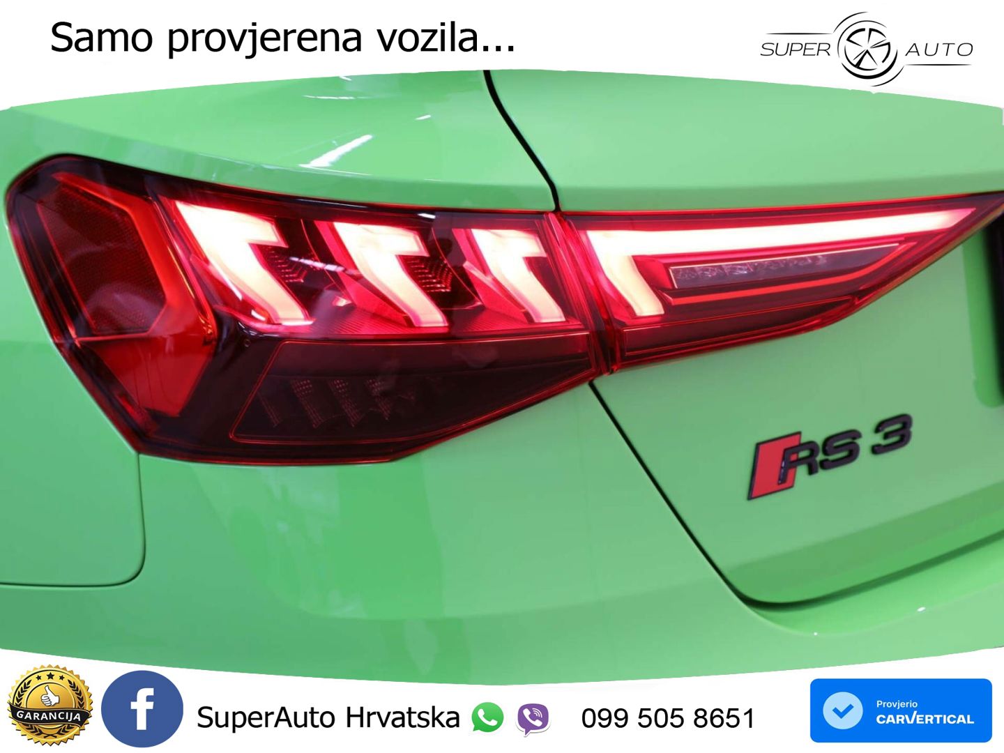 Audi RS3 Sedan 2.5 TFSI (400 KS) quattro S tronic LED+GR SJED+ACC