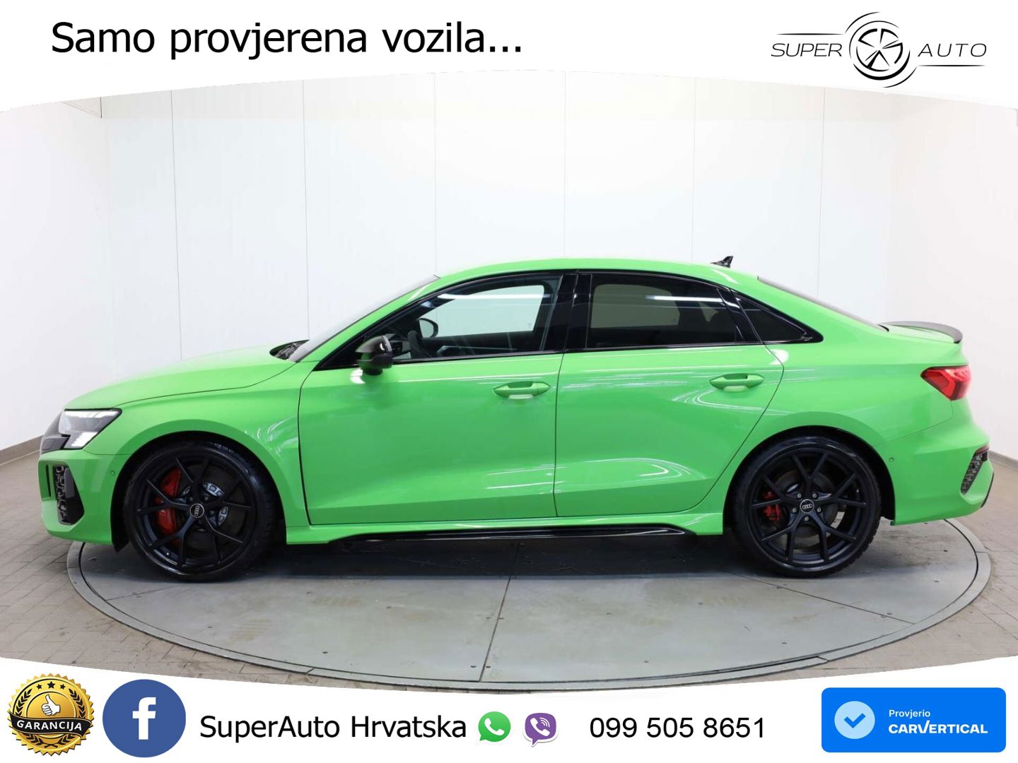 Audi RS3 Sedan 2.5 TFSI (400 KS) quattro S tronic LED+GR SJED+ACC