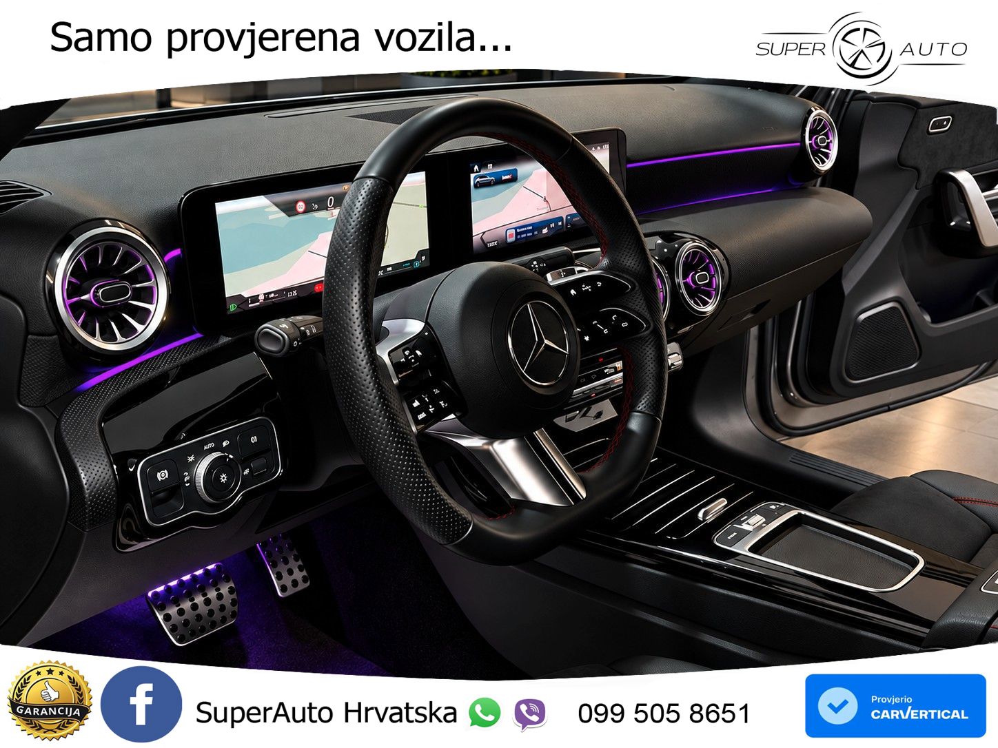 Mercedes-Benz A 180 7G-DCT AMG LED+GR SJED+ACC