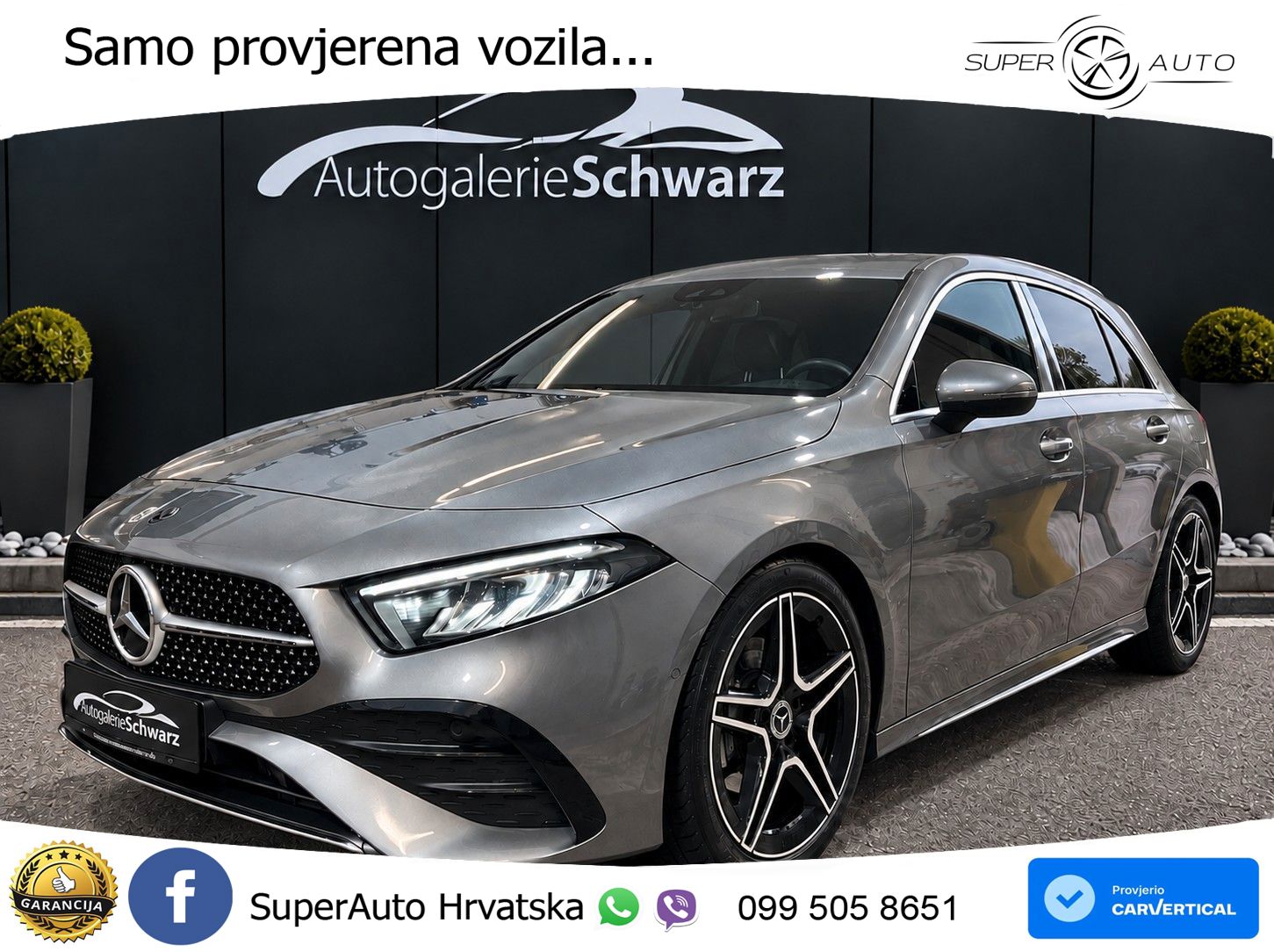 Mercedes-Benz A 180 7G-DCT AMG LED+GR SJED+ACC