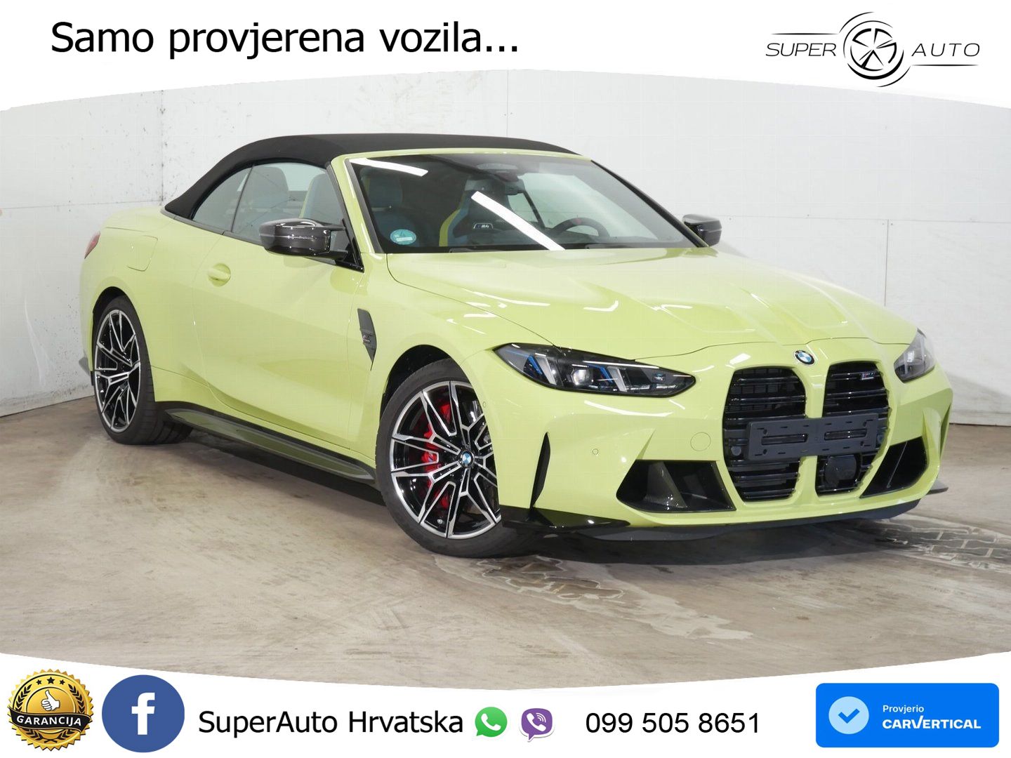 BMW M4 Convertible Competition 3.0 (530 KS) xDrive Steptronic LED+GR SJED+ACC