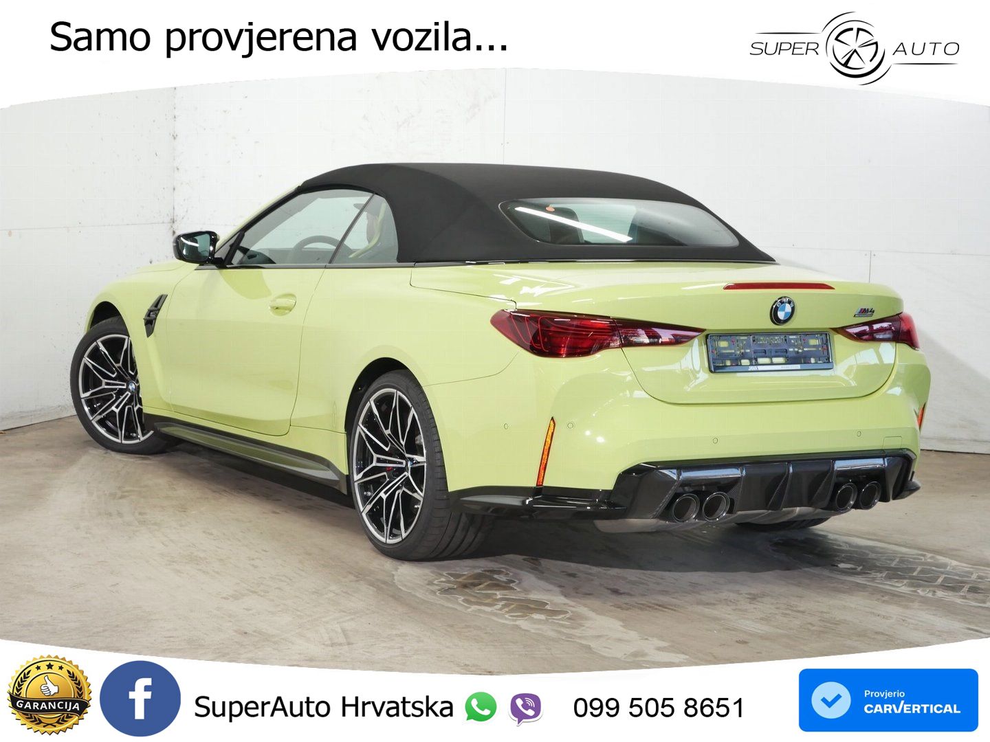 BMW M4 Convertible Competition 3.0 (530 KS) xDrive Steptronic LED+GR SJED+ACC