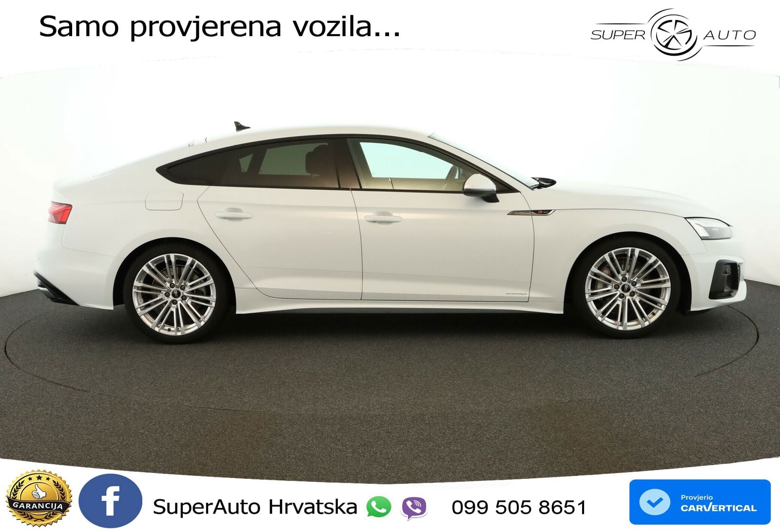 Audi A5 Sportback 45 TFSI (265 KS) quattro S tronic S line MATRIX+GR SJED+KAM
