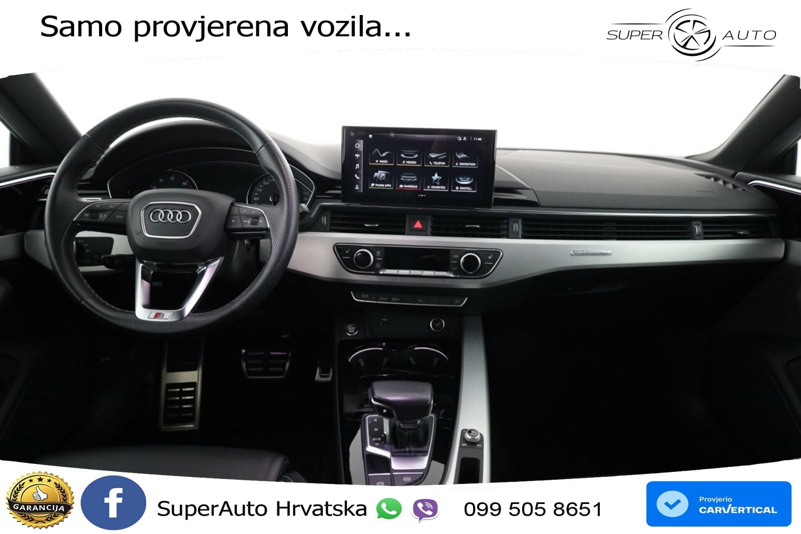 Audi A5 Sportback 45 TFSI (265 KS) quattro S tronic S line MATRIX+GR SJED+KAM