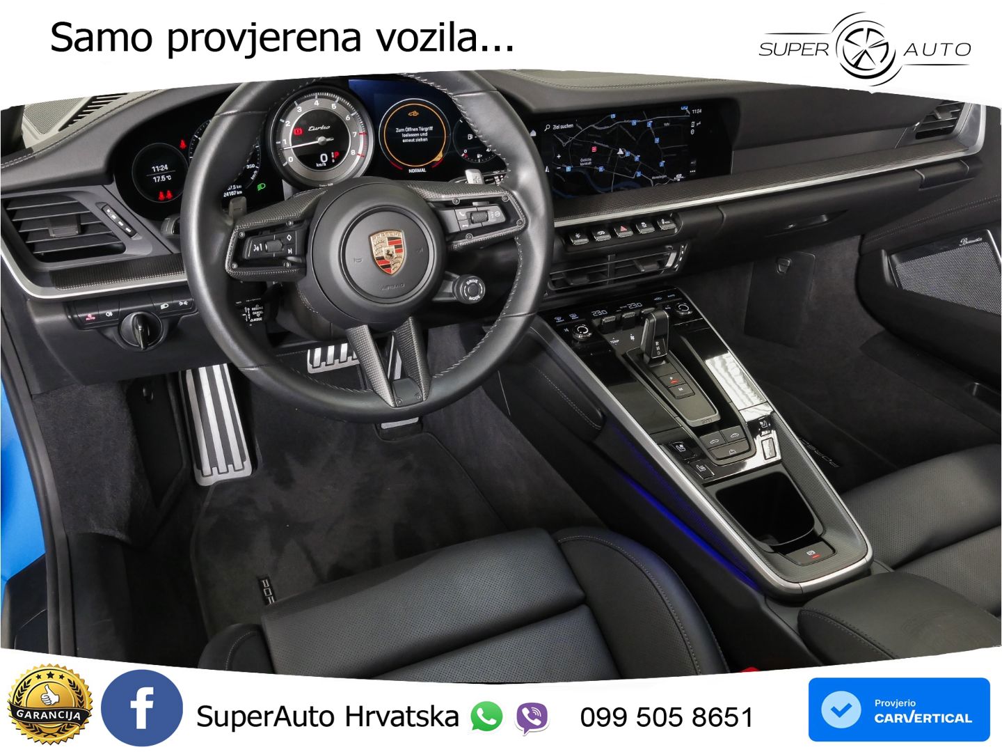 Porsche 911 Turbo Cabriolet 3.8 (580 KS) PDK LED+GR SJED+ACC