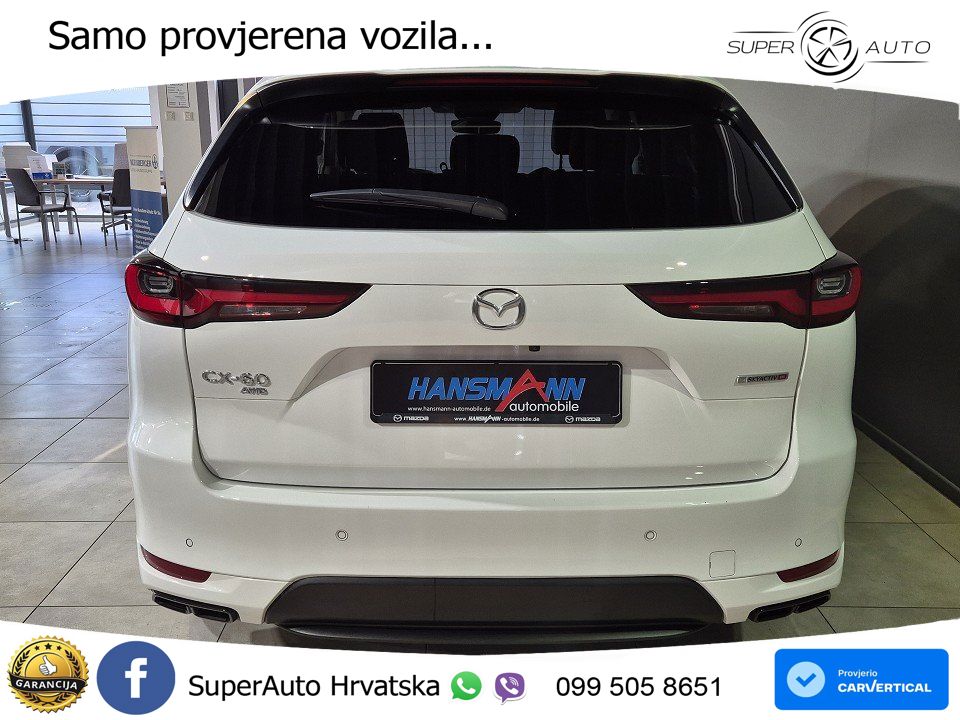 Mazda CX-60 3.3 e-Skyactiv D (254 KS) AWD Automatic LED+GR SJED+ACC