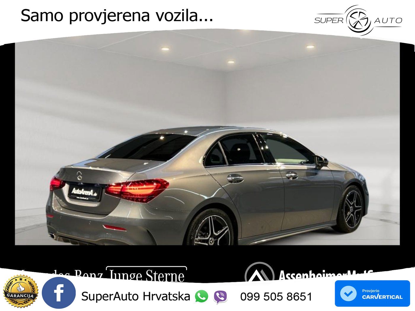 Mercedes-Benz A 200d 8G-DCT AMG LED+GR SJED+ACC