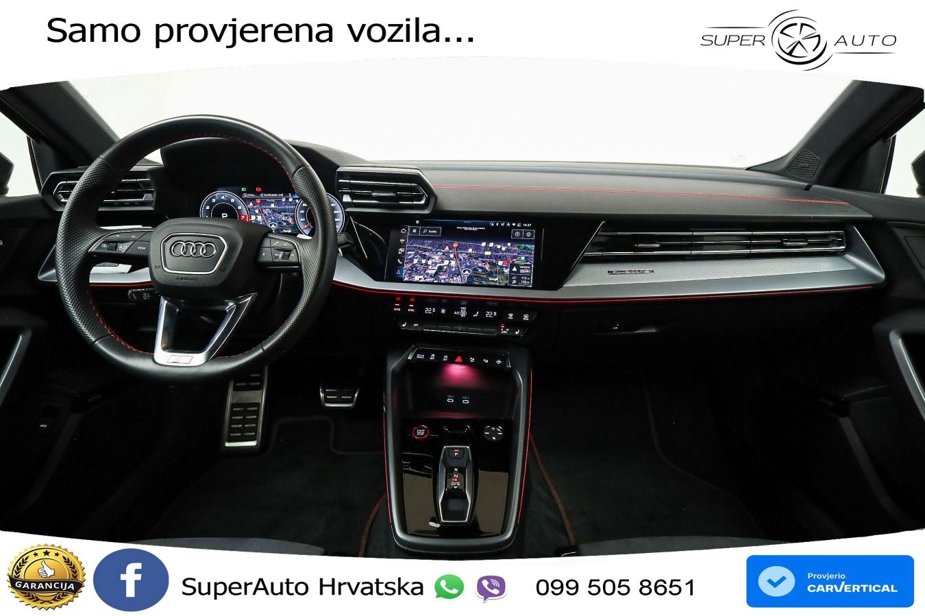 Audi S3 Limuzina 2.0 TFSI (333 KS) quattro S tronic MATRIX+GR SJED+KAM