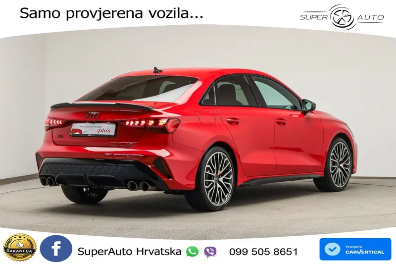 Audi S3 Limuzina 2.0 TFSI (333 KS) quattro S tronic MATRIX+GR SJED+KAM
