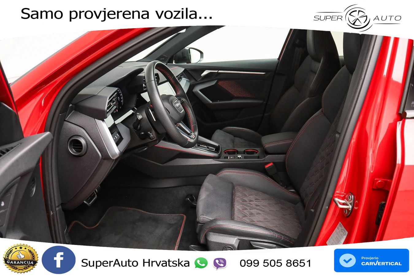 Audi S3 Limuzina 2.0 TFSI (333 KS) quattro S tronic MATRIX+GR SJED+KAM