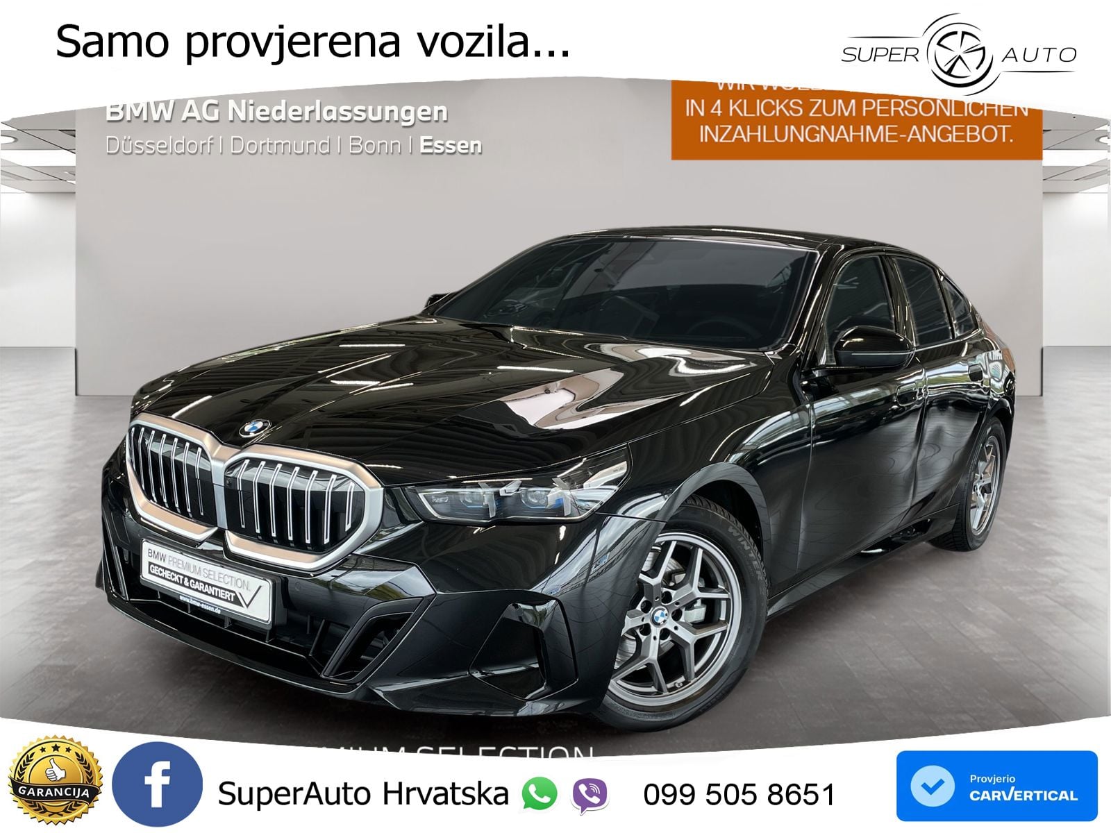 BMW 520d (197 KS) Steptronic M Sport LED+GR SJED+ACC