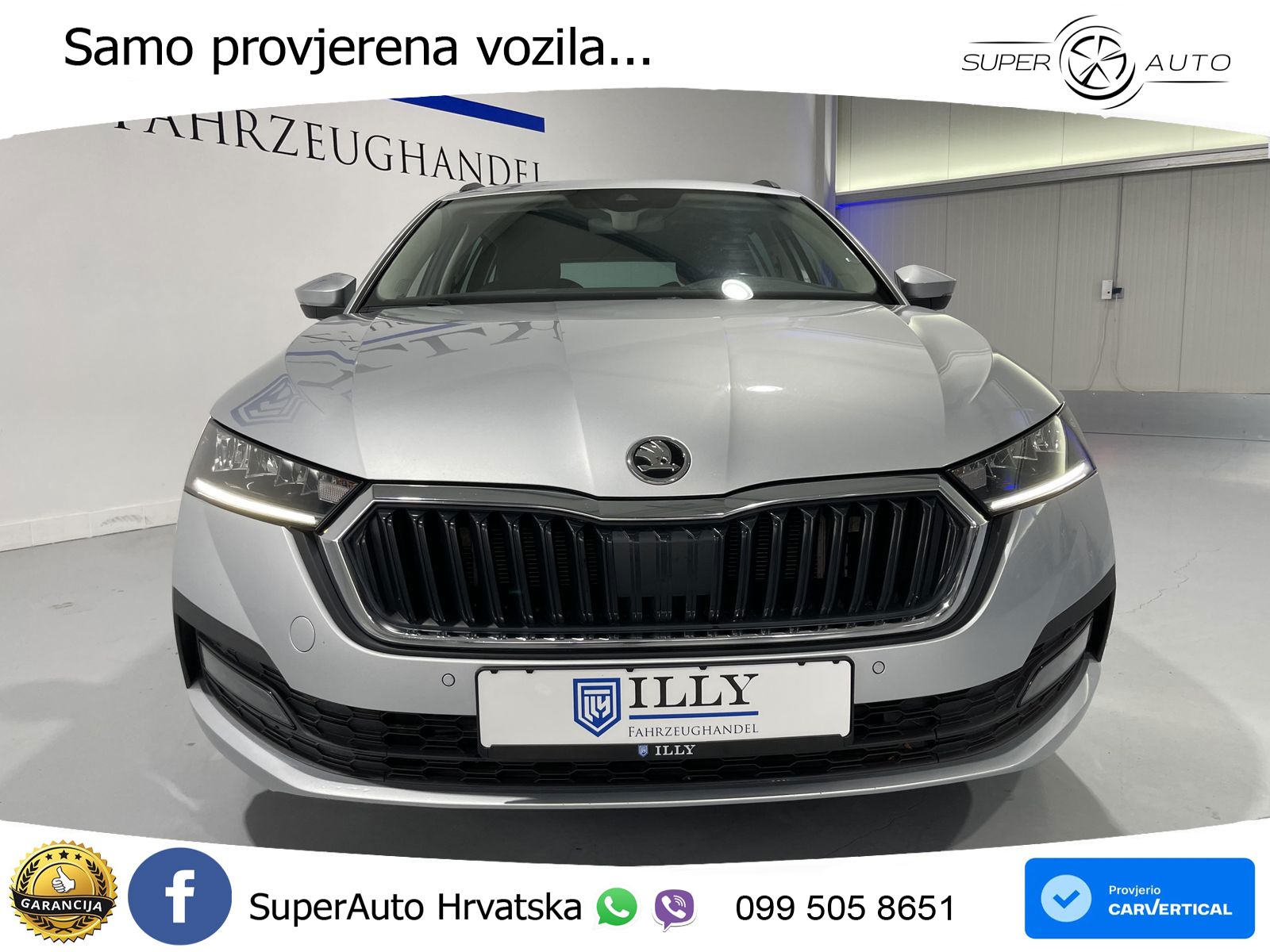 Škoda Octavia Combi 2.0 TDI (150 KS) DSG LED+GR SJED+ACC