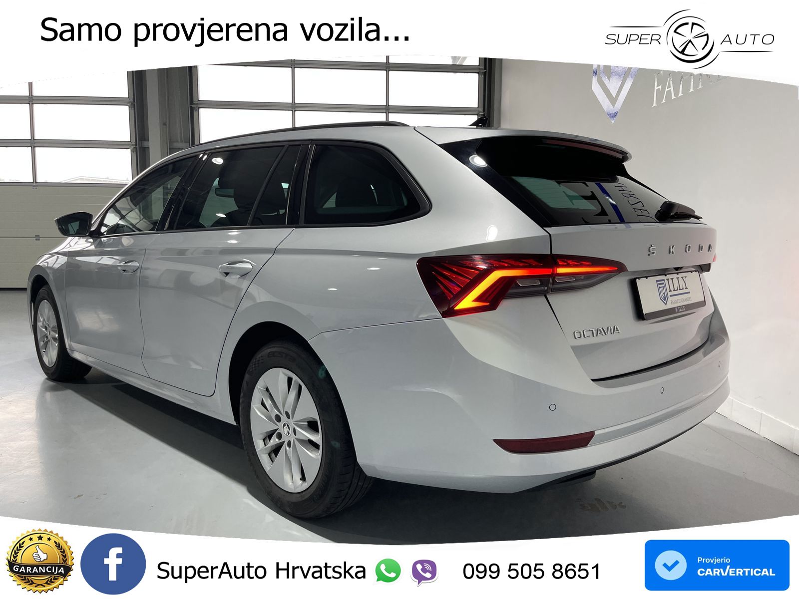 Škoda Octavia Combi 2.0 TDI (150 KS) DSG LED+GR SJED+ACC